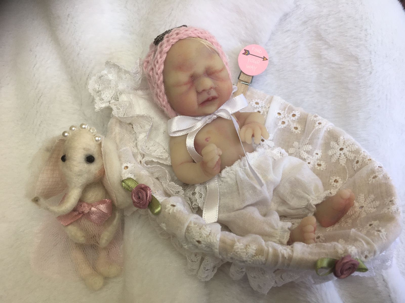 18.5 Olivia Full Body Silicone Asian Reborn Baby Doll Girl