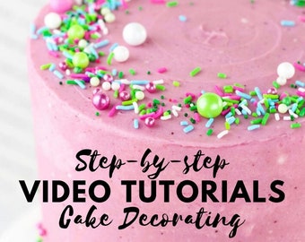 Learn How To Decorate Cakes, Cake Decorating Course, Cake Course, Decorating, Birthday Party, Birthday Cake, Cake Recipe, Cake Tutorial