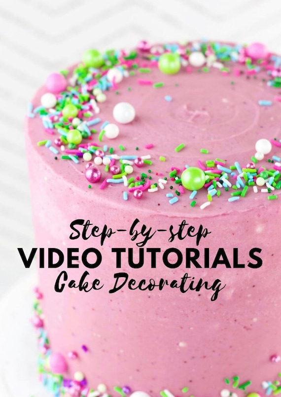 Learn How to Decorate Cakes Cake Decorating Course Cake - Etsy