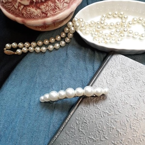 Handmade Barrette Clip Bridal Pearl Hair Accessories For Girls, Women at Rs  170/dozen, New Delhi