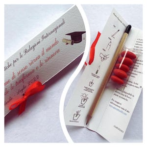 Bomboniera seminabile personalizzata per laurea con Matita Seminabile