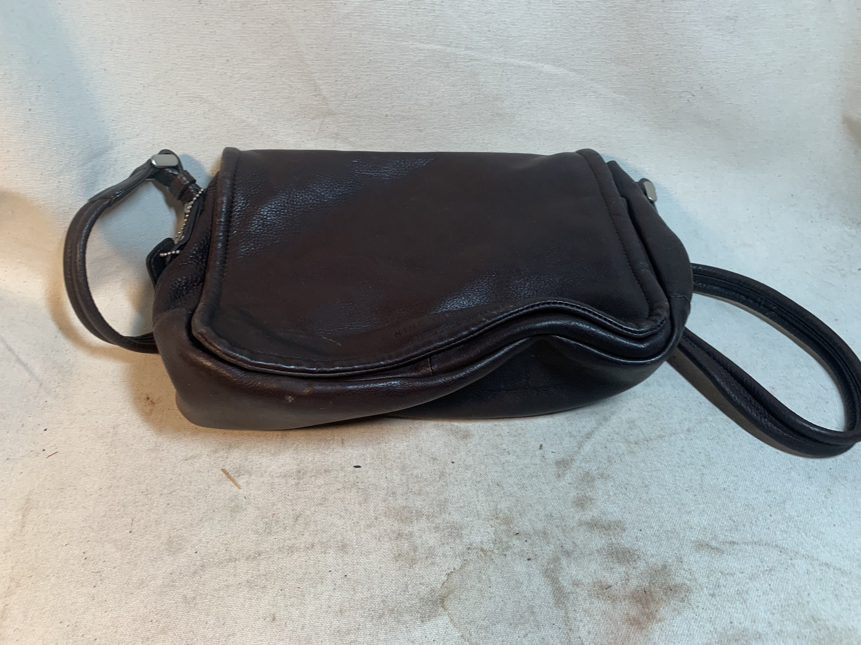 Nine West Vintage America Collection Handbag Purse Crossbody Satchel  Leather | eBay