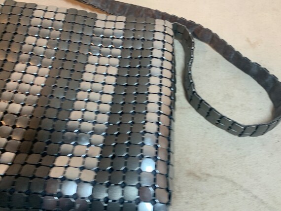 Silver Metal studded Shoulder Bag - image 3