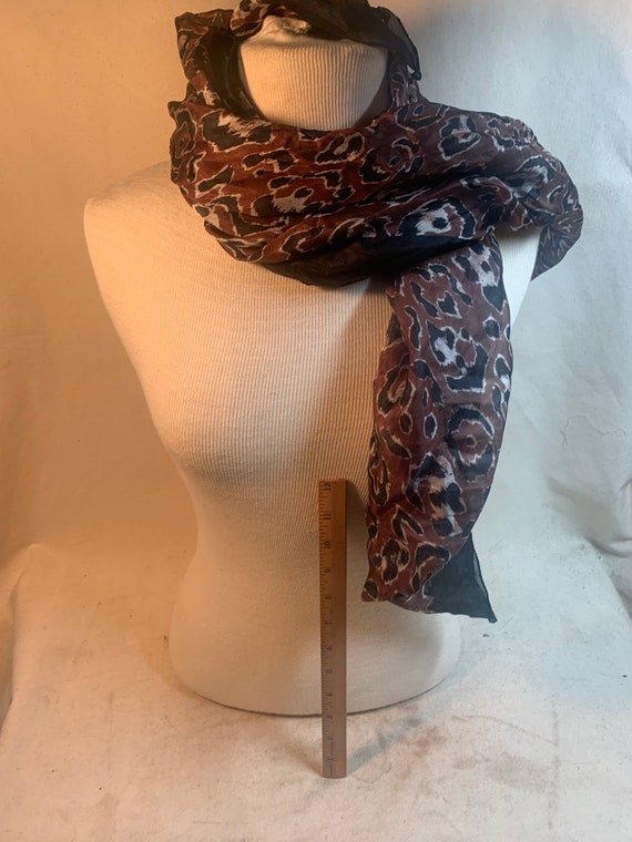 Leopard Print Scarf - image 6