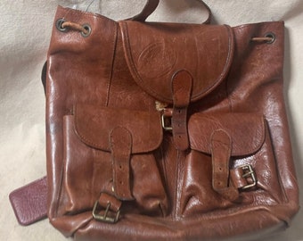 Italian Leather Backpack