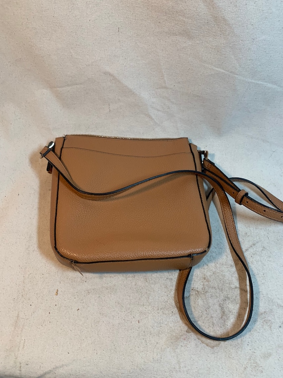 Tan Leather Cross Body Bag
