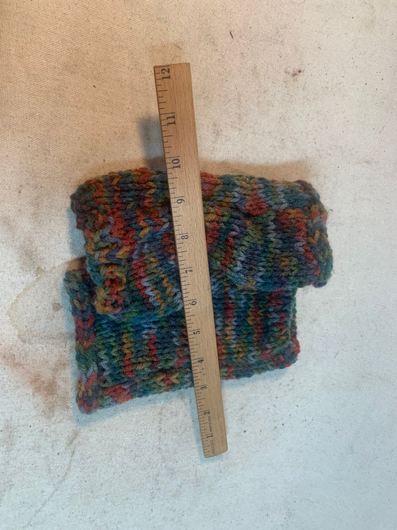 Hand Knit Fingerless Gloves - image 5