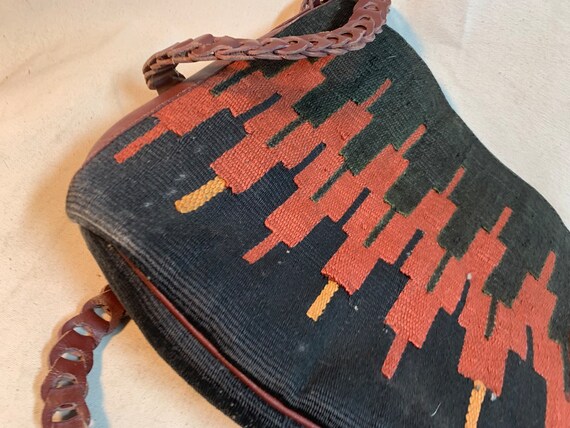 Small Woven Geometric Shoulderbag - image 5