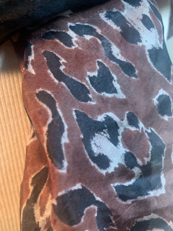 Leopard Print Scarf - image 3