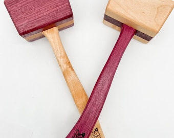 Wooden Mallet | Handcrafted Hardwood Carpenter's Mallet | Woodworking Tool | Gift for Woodworker