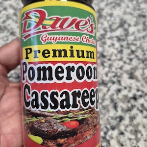 Guyana Pomeroon Cassareep Dave’s - 12 oz  Guyanese Pepper Pot Flavor Guyanese Meat Coloring Browning