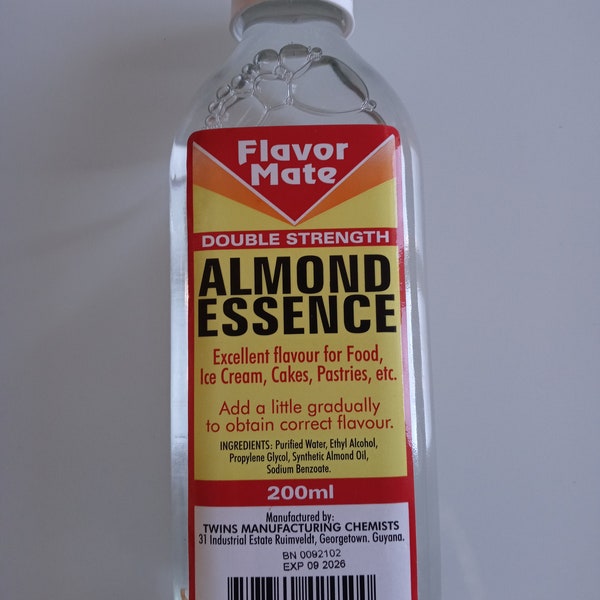 Almond Essence - Flavor Mate  200 ml, Natural Almond Essence for Baking Foods