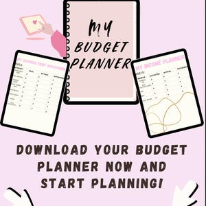Digital Financial Budget Planner, Monthly Budget, Finance Tracker, iPad Finance Template, Digital Budget Planner (Made Simple)