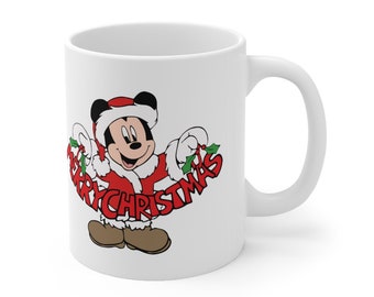 Mickey Christmas Ceramic Mug 11oz