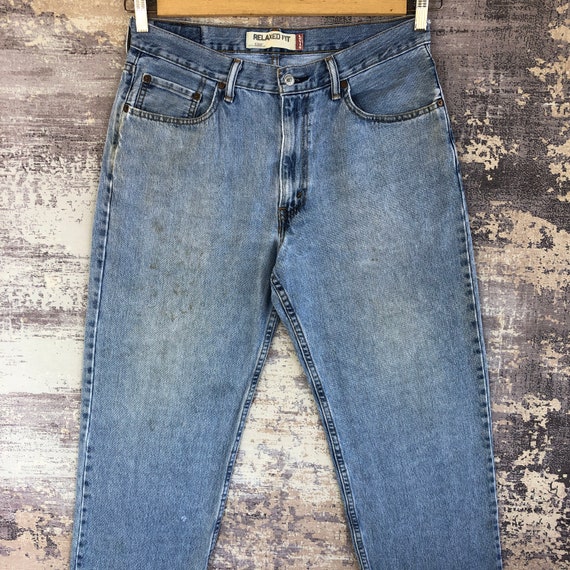 Size 32x28 Vintage Levi's 550 Faded Jeans 90s Lev… - image 3