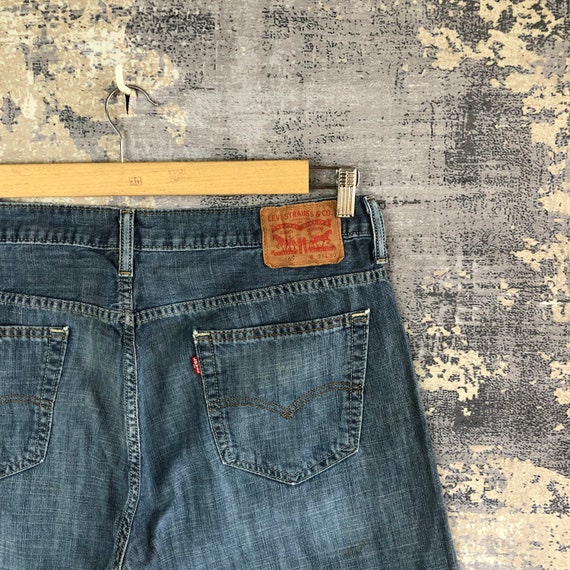 Size 37 Vintage 90s Levis 569 Denim Jeans Womens … - image 5