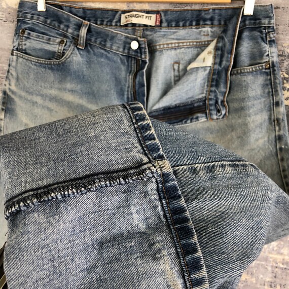 W39 Vintage Levis 505 Jeans Unisex Rusty Light Wa… - image 8