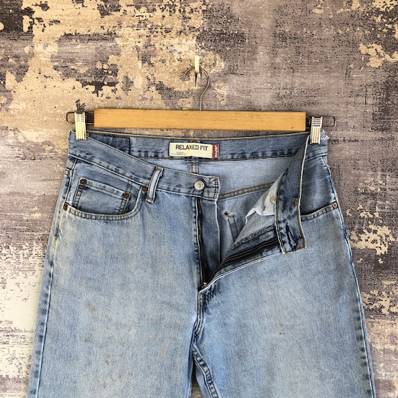 Size 32x28 Vintage Levi's 550 Faded Jeans 90s Lev… - image 6