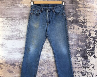 W32 Vintage Levi's 516 Faded Jeans Y2K Womens High Waist Levis Pants Levis Sun Faded Stonewash Denim Levis Girlfriend Jeans Size 32x27