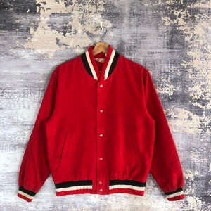80s Rawlings wool varsity stadium jacket