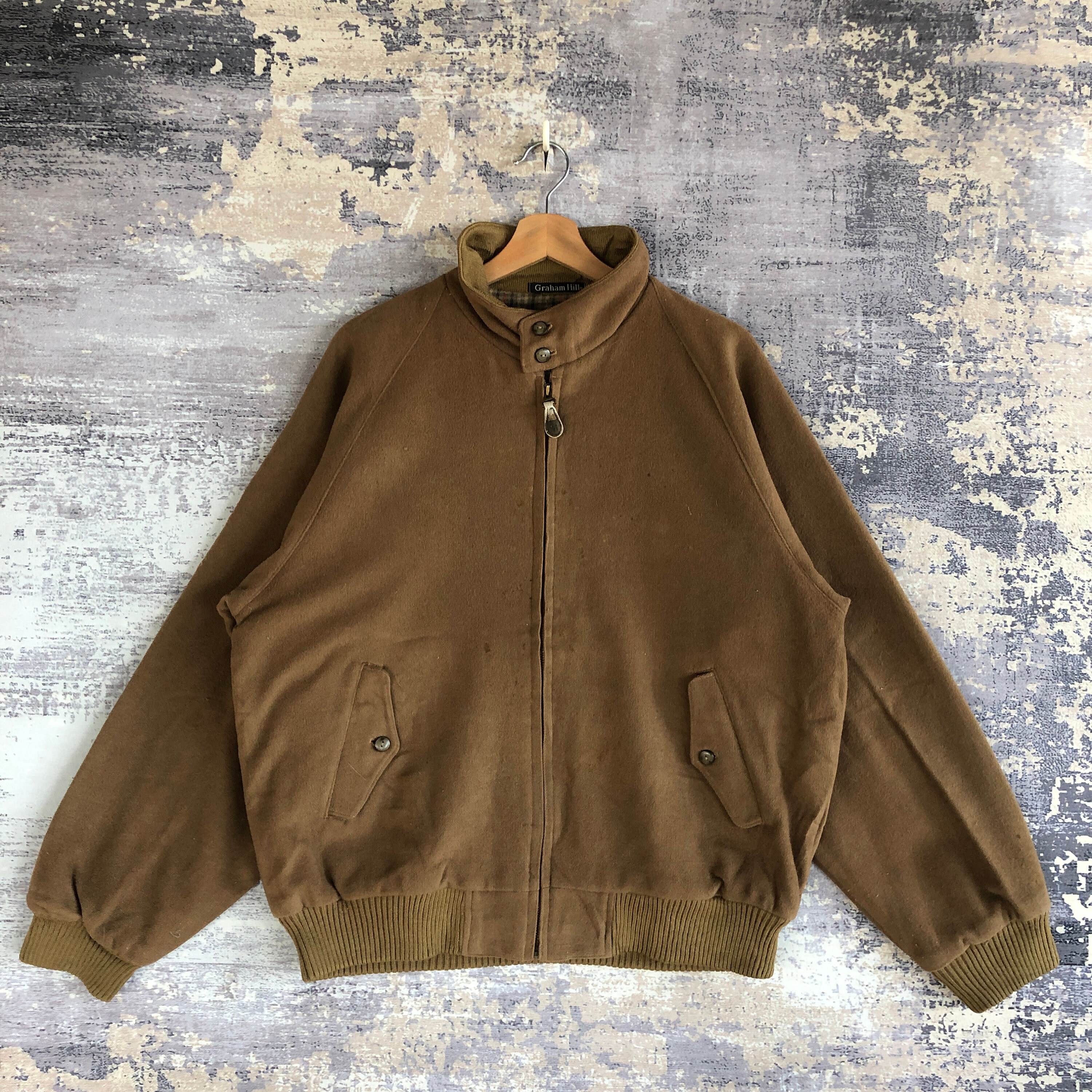 Graham Hill unbeatable Wool Harrington Jacket JC