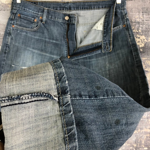 Size 37 Vintage 90s Levis 569 Denim Jeans Womens … - image 8
