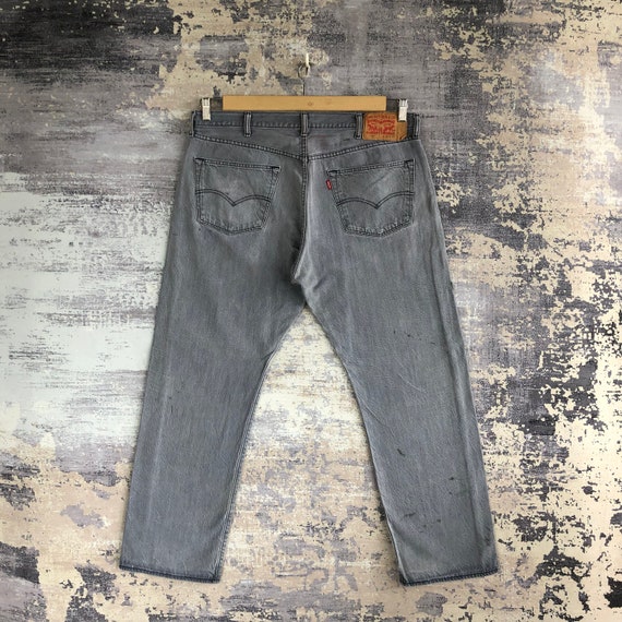 W38 Vintage Levis 501 Ash Grey Jeans High Waisted Levi's W38 Vintage Levis 501 Ash Grey Jeans High Waisted Levi's