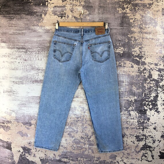 Size 32x28 Vintage Levi's 550 Faded Jeans 90s Lev… - image 2