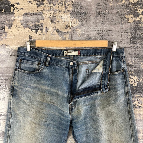 W39 Vintage Levis 505 Jeans Unisex Rusty Light Wa… - image 6