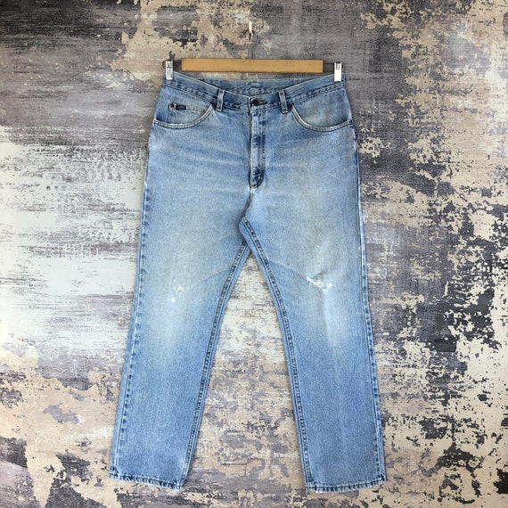 Size 34X30 Vintage Lee Jeans Medium 