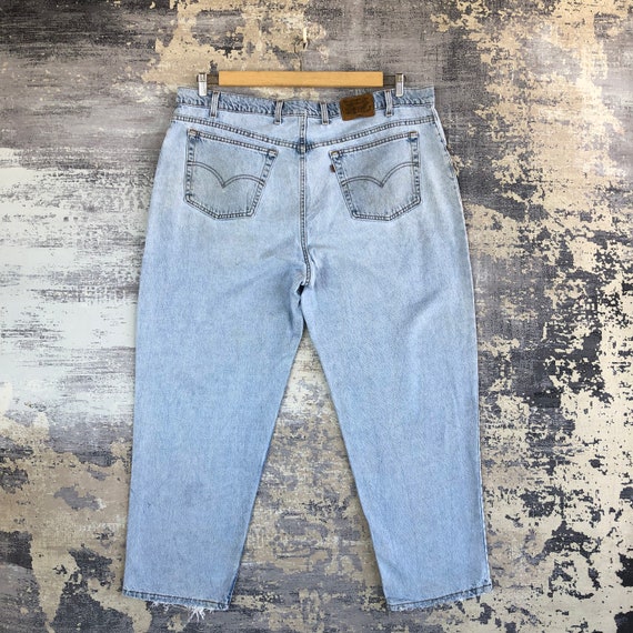 W43 Vintage Levis 545 Sun Faded Jeans Levi s Womens High Waisted Denim Dirty Wash Levis Orange Tab Faded Pants Levis Mom Jeans Size 43x29