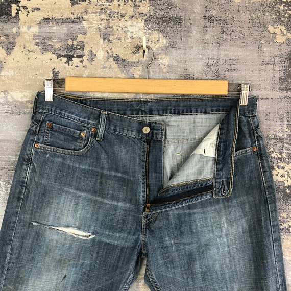 Size 37 Vintage 90s Levis 569 Denim Jeans Womens … - image 6