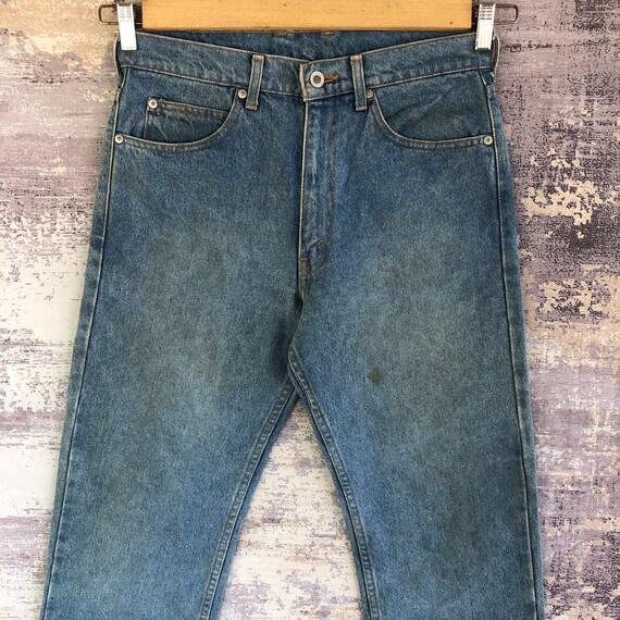 W31 Vintage Levi's 545 Dirty Faded Jeans 90s Levi… - image 3