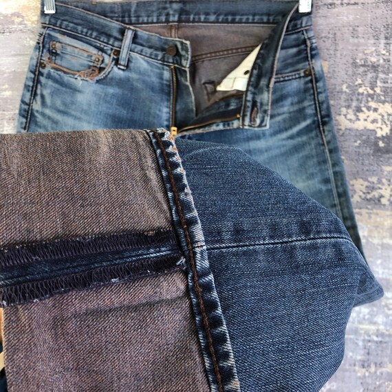 W32 Vintage Levis 504 Jeans Unisex Blue Levi s 504 Jeans Womens High Waisted Levi 504 Denim Loose Straight Fits Mom Jeans Size 32x32