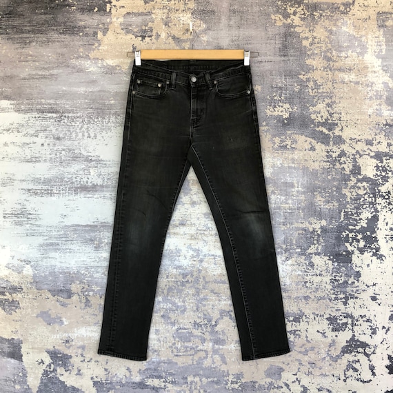 W31 Vintage Levis 511 Jeans Unisex Super Black Levi s 511 Jeans Womens High Waisted Levi 511 Denim Skinny Cut Fits Mom Jeans Size 31x30 Etsy