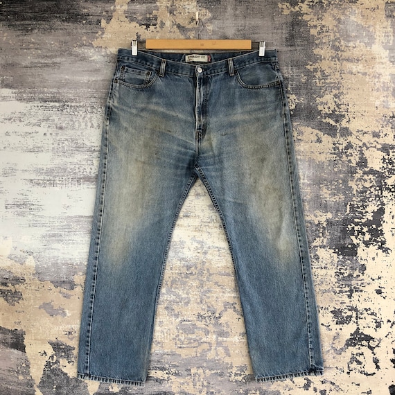 W39 Vintage Levis 505 Jeans Unisex Rusty Light Wa… - image 1