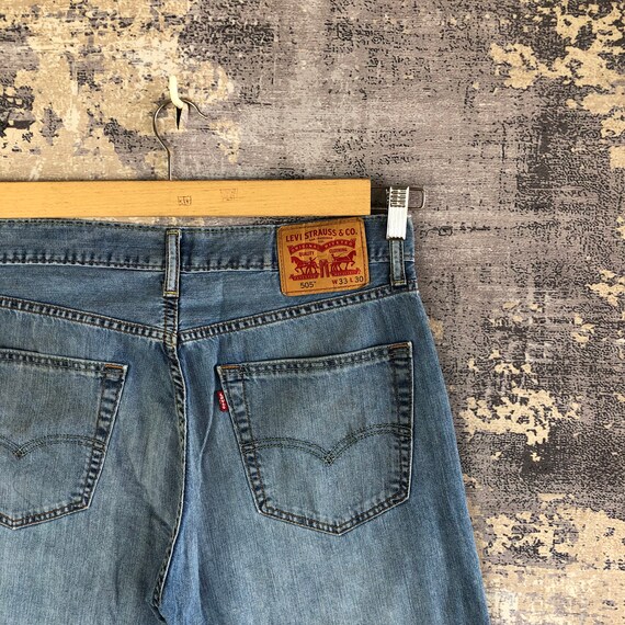 Vintage Levis 505 Jeans Levi's 505 Jeans 33x28 Li… - image 5