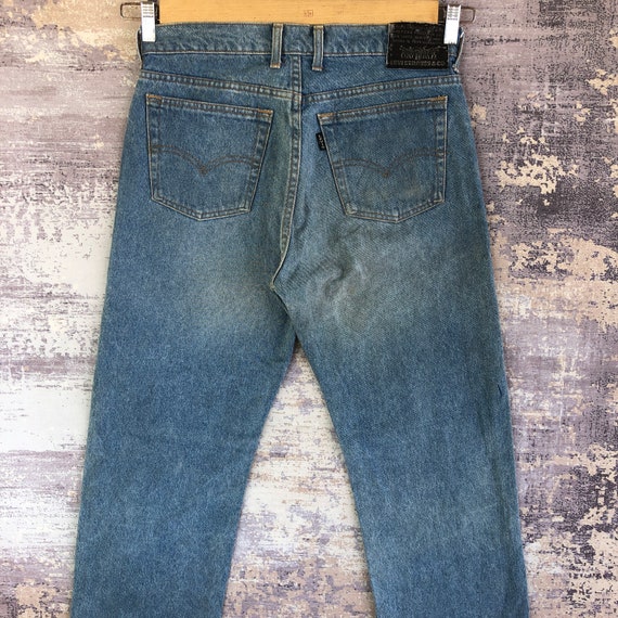 W31 Vintage Levi's 545 Dirty Faded Jeans 90s Levi… - image 4
