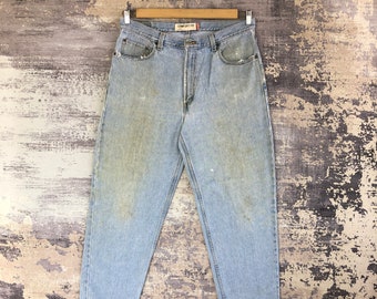 Size 36x29 Vintage Levi's 560 Jeans Large Vintage Womens High Waisted Rusty Levis 560 Jeans Light Washed Levi 560 Moms Jeans Denim W36