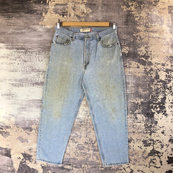 Size 36x29 Vintage Levi s 560 Jeans Large Vintage Womens High Waisted Rusty Levis 560 Jeans Light Washed Levi 560 Moms Jeans Denim W36 Etsy