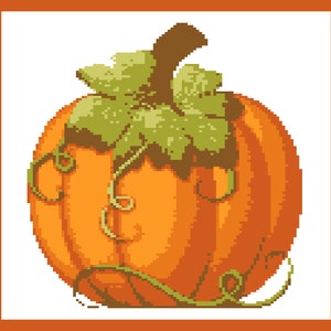 Pumpkin Blanket Crochet Pattern Autumn Tapestry Afghan Pattern Digital PDF Written Color Block & SVG Graph Pattern PNG Photo Included