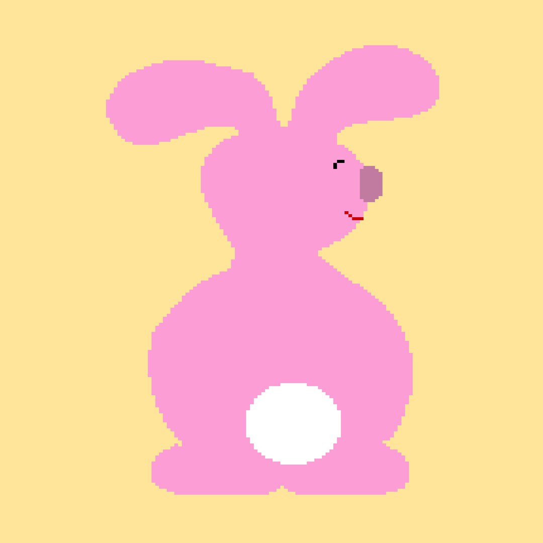 Pink Bunny Blanket Crochet Pattern Easter Bunny Tapestry Etsy