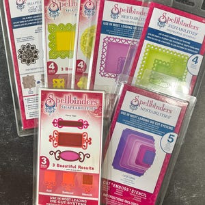 NEW Spellbinders Dies-Metal Dies-Spellbinders-Flower Dies-19