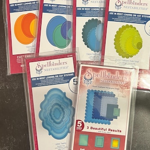 Spellbinders Nestabilities Dies-Gently Used-Metal Dies-Spellbinders-Square Shape Dies-12