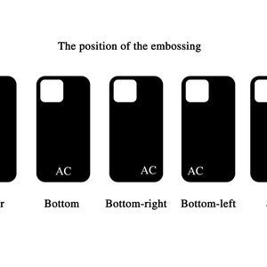 Individuell geprägte Handyhülle Personalisierte Lederhülle für iPhone 15, 14, 13, 12, 11, XR, XS, X 8, 7 Plus, Pro, Max, SE, Mini Bild 10