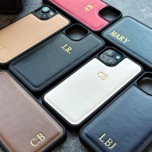 Gepersonaliseerde leren telefoonhoes met reliëf voor iPhone 16 15 14 12 13 Pro Max Mini X XR 11 Pro Max, aangepast iPhone-hoesje