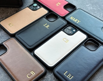 Personalized Leather Embossed Phone Case For iPhone 16 15 14 12 13 Pro Max Mini  X XR 11 Pro Max, Custom iPhone Case