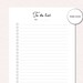 To Do List Templates | Digital Download PDF Printable | A4, A5, Letter ...