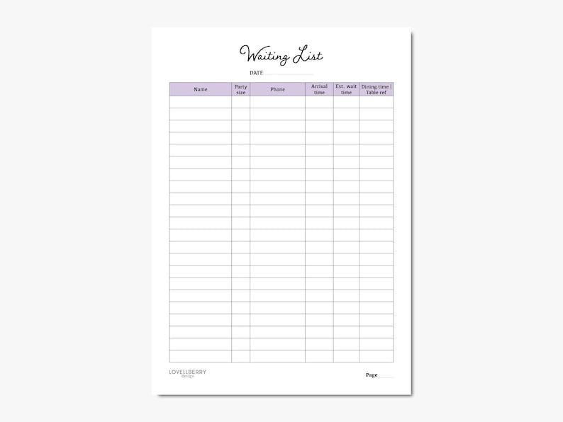 Restaurant Template Bundle | Digital Download PDF Printable | A4, A5 ...