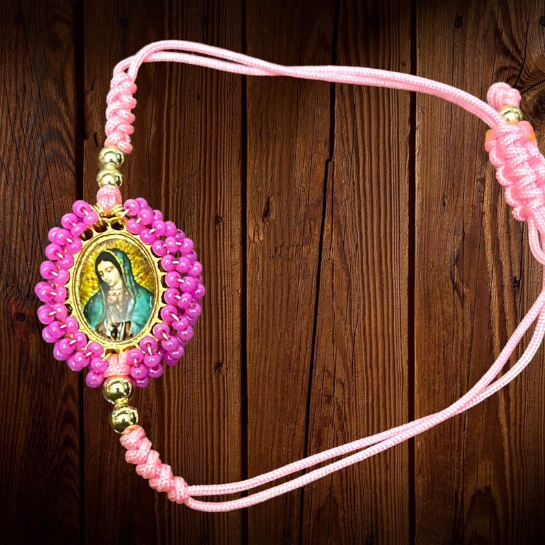 Virgen De Guadalupe Bracelet. Our Lady of Guadalupe Bracelet. Handmade